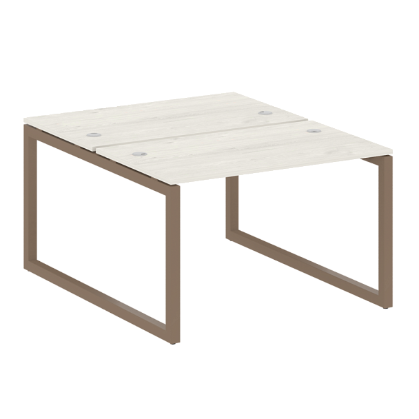 Metal System Quattro Р. ст. на О-образном м/к 50БО.РАС-СП-2.2 Дуб наварра/Мокко металл 1200*1475*750 - Вид 1