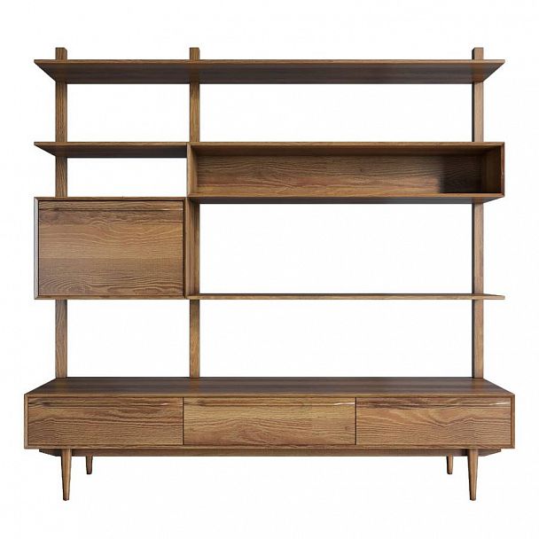 Стеллаж "Bruni" с ящиками BR-20 - Вид 1