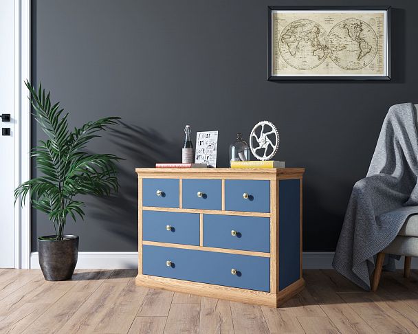 Комод "Jules Verne" на шесть ящиков JV94ETGYB - Вид 4