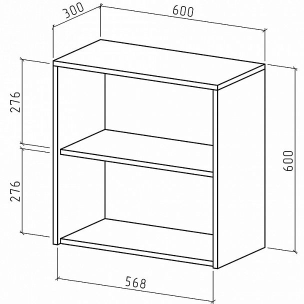 Тумба навесная Мария-6 - Вид 2