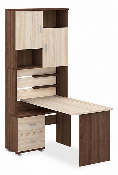 Стол компьютерный Домино СР-720/140 Карамель/Шамони левый - Вид 1