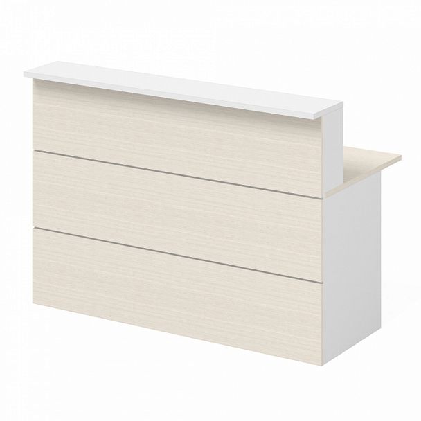 Стойка-ресепшн 1600 "Торонто" ПК-ТРН-СКР87Х160-В1-876 дуб альпийский - Вид 1