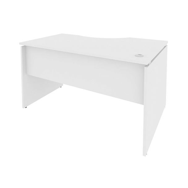 Style Стол криволинейный левый Л.СА-2 (L) Белый 1380*900*750 - Вид 1