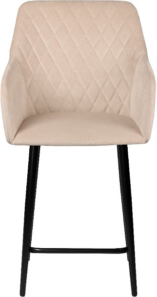 Комплект полубарных поворотных кресел Барли К, Confetti cream/черный, 2 шт. - Вид 3