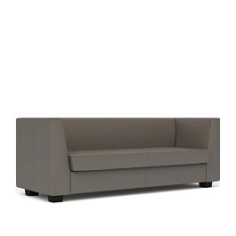 Диван 3-местный Миларго экокожа серо-коричневая CN6 - Фото предпросмотра