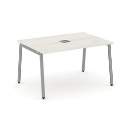 Стайл Проджект Стол переговорный SN-4A.SPRG-001 Дуб Наварра/Металл Серый 980*980*750 - Фото предпросмотра