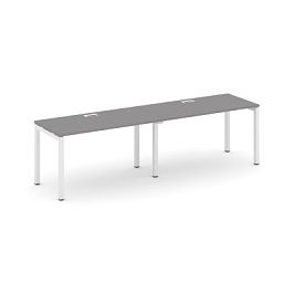 Стайл Проджект Рабочая станция односторонняя SN-5P.ORS-001 Серый Пепел/Металл Белый 1960*600*750 - Фото предпросмотра