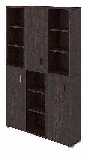 Стеллаж комбинированный Домино ПУ-40-3 Венге - Вид 1