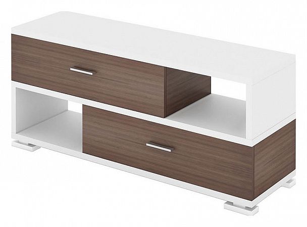 Тумба комбинированная СБ-40/2 Белый/Шамони - Вид 1