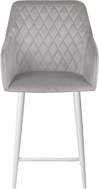 Комплект полубарных поворотных кресел Барли К, Confetti silver/белый, 4 шт. - Вид 3