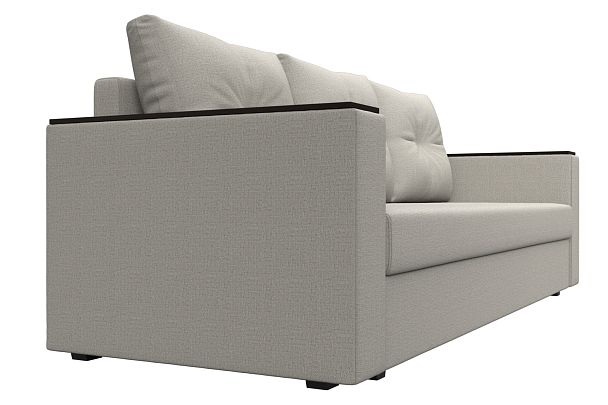 Диван прямой Атланта Лайт без стола Рогожка бежевый - Вид 3