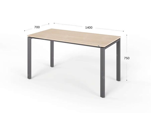 ЛАЙТ / LIGHT RLG014-14x7 Прямоугольный стол 140x70x75 Дуб Сонома - Вид 2