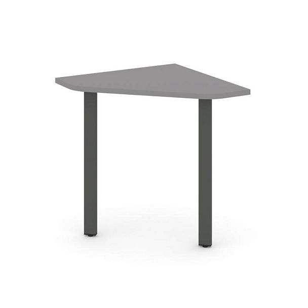 Стайл Проджект Угловой элемент стола SN-6.USP-011 Серый Пепел/Металл Антрацит 700*700*750 - Вид 1