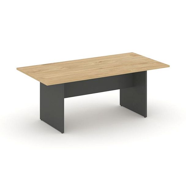 Стайл Проджект Стол переговорный SN-D.SPRG-001 Тиквуд Светлый/Антрацит NEW 1780*980*750 - Вид 1