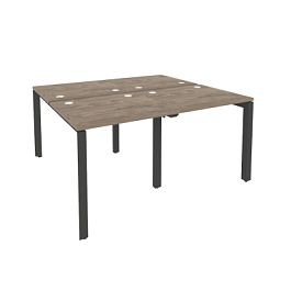 Onix Рабочая станция на П-образном м/к O.MP-D.RS-4.0.7 Тиквуд темный/Антрацит металл 1560*1475*750 - Фото предпросмотра