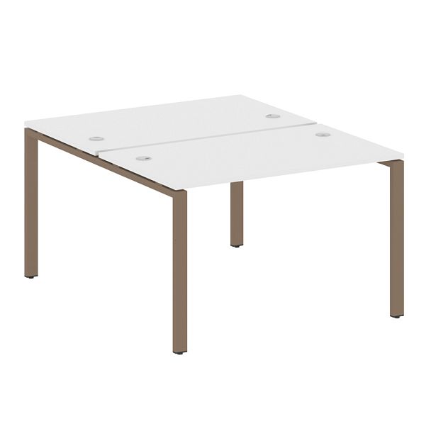 Metal System Р. ст. на П-образном м/к БП.РАС-СП-2.2 Белый/Мокко металл 1200*1475*750 - Вид 1