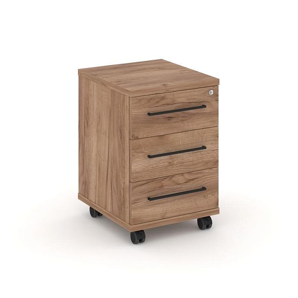 Rift Тумба мобильная усиленная RF.TM-002 Дуб Табак/Металл Черный 416*460*615 - Вид 1