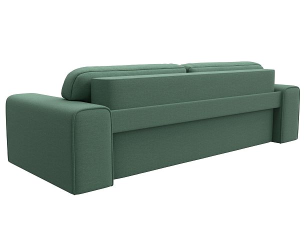 Диван прямой Лига-029 Рогожка зеленый - Вид 6