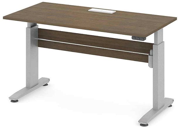 Стол офисный рабочий "Трансформер"  ПК-ТРС-СТ160Х80КК/ЭРД-В1-299 дуб шамони - Вид 1