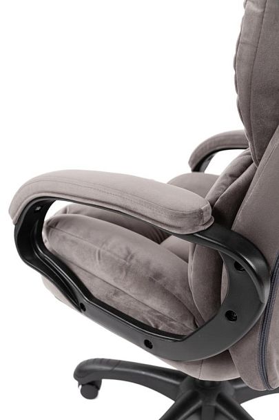 Кресло Chairman Home 434 Россия ткань Т-55 серый (черный пластик) - Вид 12