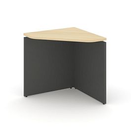 Стайл Проджект Угловой элемент стола SN-D.USP-021 Акация Лорка/Антрацит NEW/Металл Черный 800*800*75 - Фото предпросмотра