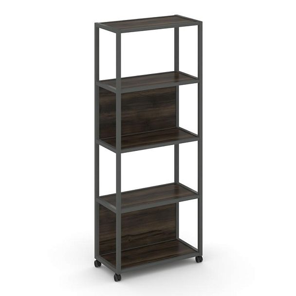 Shelf Mobile Стеллаж 5 уровней 1 секция VR.LT-STK-505.10 Дуб Мали/Металл Антрацит 1000*400*2000 - Вид 1