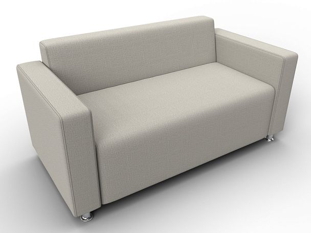 Диван прямой Лига-093 ВН Рогожка бежевый - Вид 6