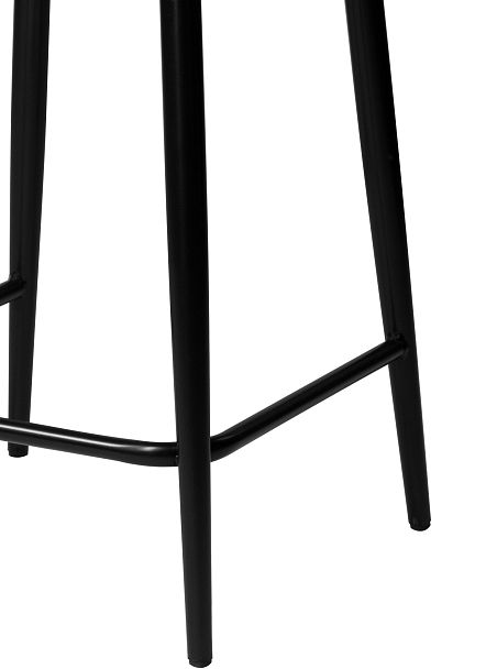 Полубарное поворотное кресло Барли К, Confetti coffee/черный - Вид 12