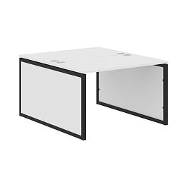 Стол 2-х местный XQPWST 1214 Белый/Антрацит 1200х1406х750 XTEN-QP - Фото предпросмотра