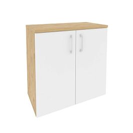 Onix Шкаф низкий широкий O.ST-3.1 Тиквуд светлый/Белый бриллиант 800*420*823 - Фото предпросмотра