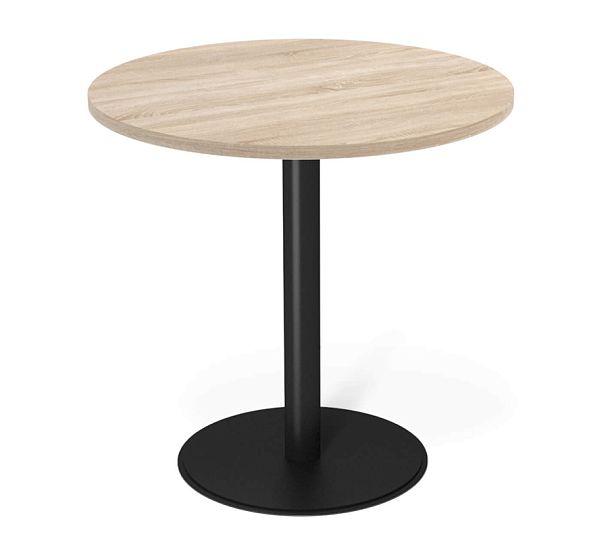 Стол Sheffilton SHT-TU43/TT 80 ЛДСП черный муар/дуб сонома - Вид 1