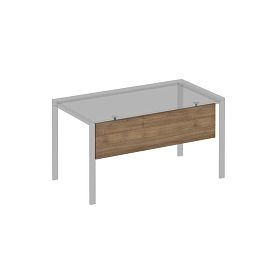 Экран стола защитный (ДСП) с кронштейнами для столов на МП2 140 Формула МП2 К. 813 дуб шамони темный / серый - Фото предпросмотра