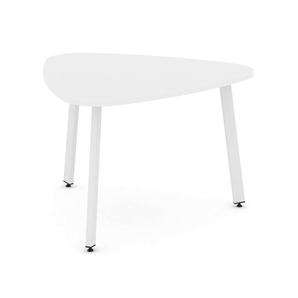 Стайл Проджект Стол переговорный SN-6.SPRG-71.3 Белый/Металл Белый 1200*1200*750 - Вид 1
