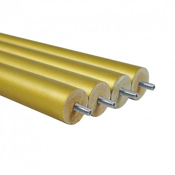 Деревянные ножки, золото - Вид 3