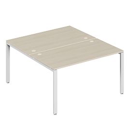 Бенч-система на 2 места Trend Metal 140x123x75 дуб феррара - Фото предпросмотра