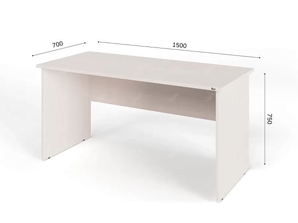 ЛАЙТ / LIGHT RLG002-15x7 Прямоугольный стол 150x70x75 Дуб Молочный - Вид 2