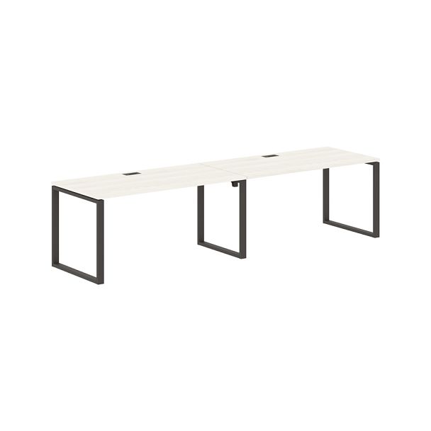 Стол 2-х местный EQWST 3180 Ясень Траун/Мокко 3126х800х750 EDIS - Вид 1