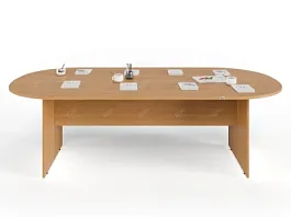 UNITY PКС-12/24 БУК Конференц стол овальный Универсальный 2400х1200х750 - Фото предпросмотра