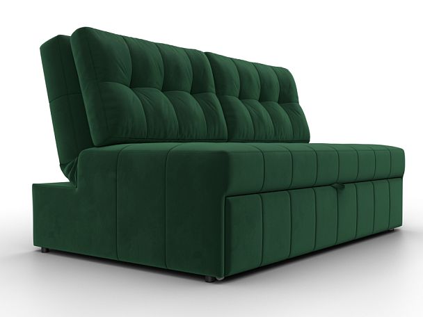 Диван прямой Лига-107 (140) Велюр зеленый - Вид 3