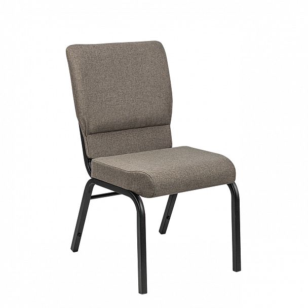 Стул церковный, рогожка montana 283, черный муар - Вид 4