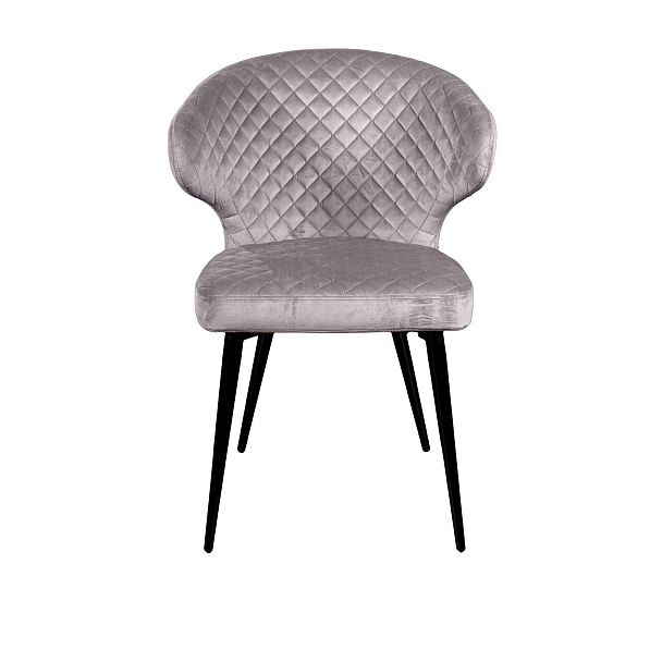 Стул Richard, бархат светло-серый 26 - Вид 3