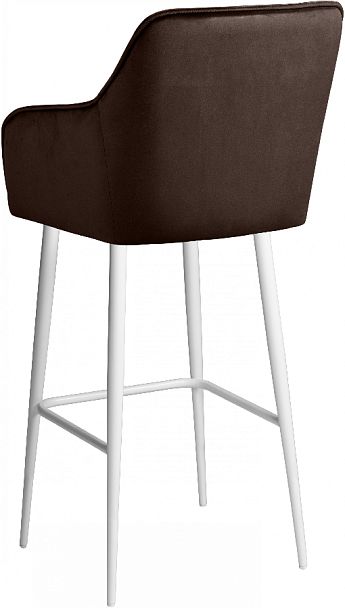 Комплект барных поворотных кресел Мони К, Confetti coffee/белый, 2 шт. - Вид 6