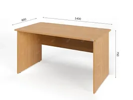 UNITY PС8-14 БУК Офисный стол прямоугольный Прямой 1400х800х750 - Фото предпросмотра