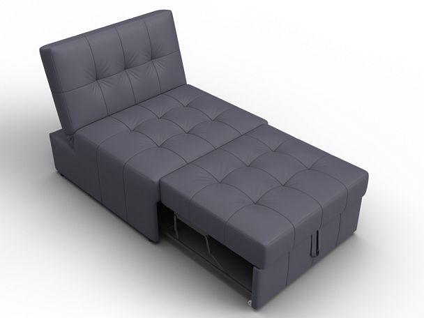 Кресло-кровать Лига-107 (80) Экокожа серый - Вид 7