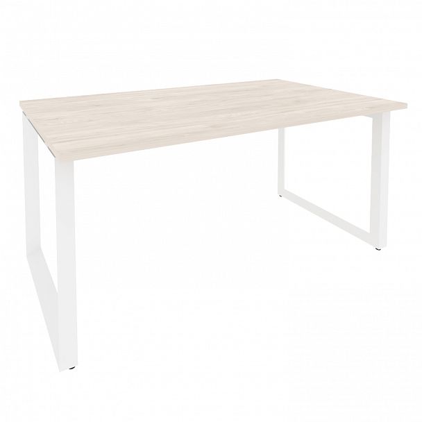 Стол переговорный "Onix" O.MO-PRG-1.4 денвер светлый/белый - Вид 1