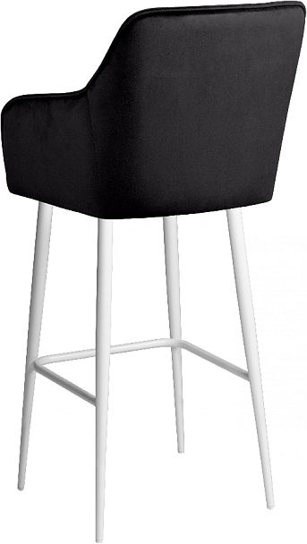 Барное поворотное кресло Мони К, черный H75/белый - Вид 6