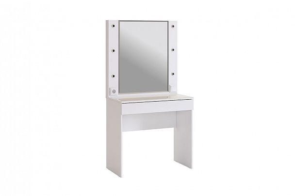 Гламур Трюмо MDG-009.1743 белый/белый глянец - Вид 2