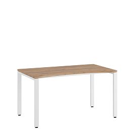 Стол линза Tess 140x80x75 дуб крафт золотой - Фото предпросмотра