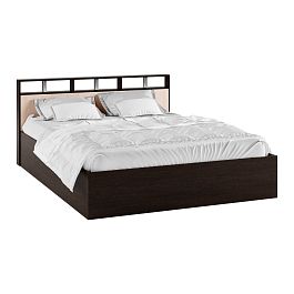 Кровать Ненси-2 (1,6) корпус венге/дуб молочный - Фото предпросмотра