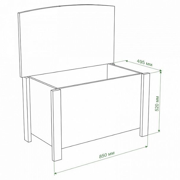 Сундук Бартоло СИД Карамель/Шамони - Вид 2